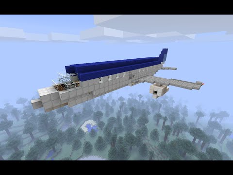 AserGaming - Minecraft: how to build a plane - (minecraft plane) - PARODY