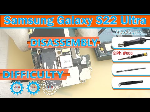Samsung Galaxy S22 Ultra SM-S908U Take apart Disassembly in detail