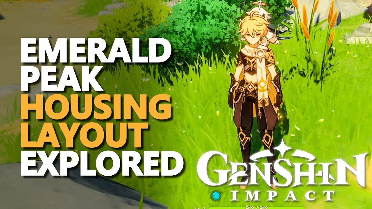 Emerald Peak Genshin Impact House Realm Layout - YouTube