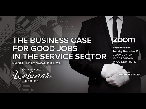 ASW Webinar Series "The case for good jobs in the service sector" with Sarah Kalloch