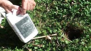 How to plug holes in your yard. By Snake Control Products
