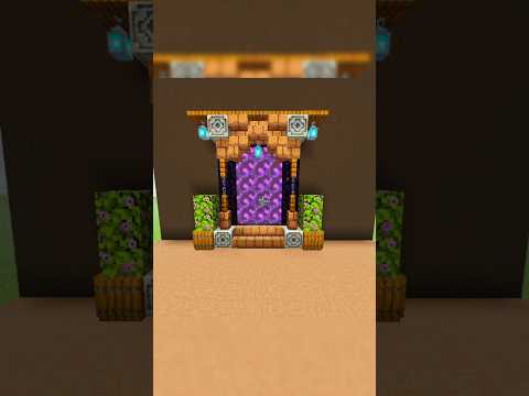 Nether portal design #minecraft #shorts