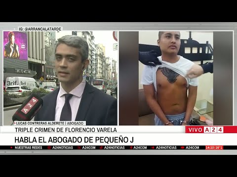 🚨 TRIPLE CRIMEN NARCO DE FLORENCIO VARELA: HABLA BEL ABOGADO DE "PEQUEÑO J"