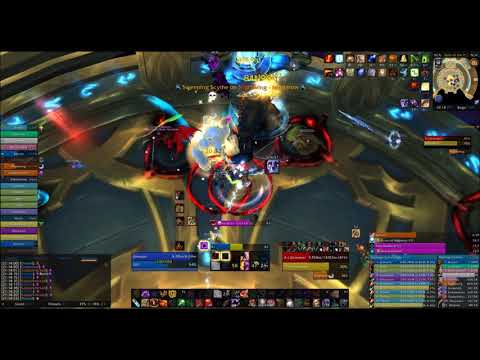 The Misty Moon Massive vs. Argus the Unmaker (Mythic) - Enhancement Shaman PoV (NO MUSIC)