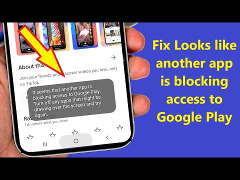 Fix It Seems that another app is blocking access to Google Play!! - Howtosolveit