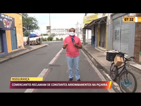 Comerciantes da Piçarra reclamam de constantes arrombamentos na região 22 03 2021