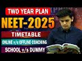 Topper’s Plan for NEET 2025🔥| Books| Timetable| Coaching| 2 Year Plan