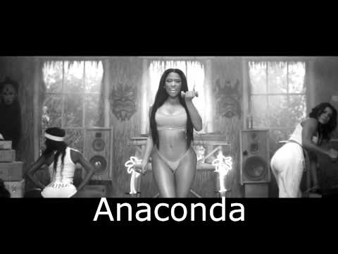 Nicki Minaj  Anaconda (Black and White)