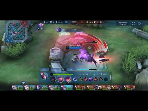 gameplay arlott - 30 kill 2x maniac (gagal savage) tanpa mati