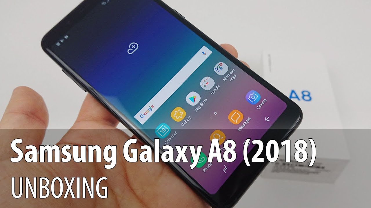 Samsung Galaxy A8 (2018) Unboxing (Duos Version)