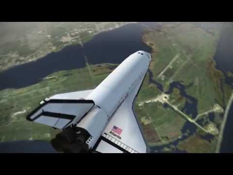 F-Sim Space Shuttle Landing - YouTube