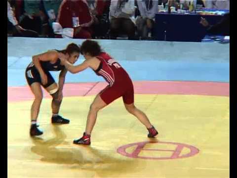 2013 Senior European Championship FW 48 kg Anna LUKASIAK (POL) - Patimat BAGOMEDOVA (AZE)