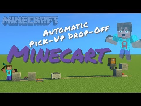 Avomance - How to make a Minecart Loading & Unloading System | Minecraft Minecart Hopper Collection by Avomance