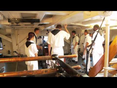 Gun Drill aboard USS Constitution