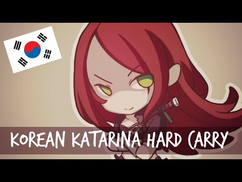 KOREAN KATARINA HARD SOLO CARRY | League of Legends | Katlife