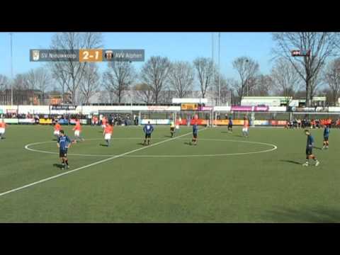 Winnende goal 2 1 SV Nieuwkoop AVV Alphen Chemlali