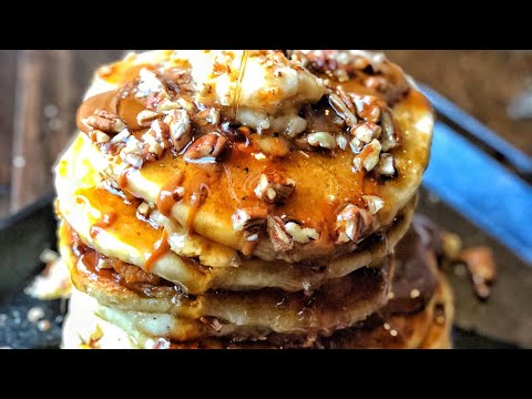 BROWN BUTTER PECAN  SWEET POTATO  PANCAKES