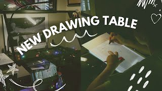New Drawing Desk for Comics (Gynsseh Glass Drafting Drawing Table)
