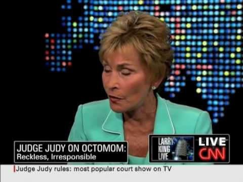 Judge Judy On Octo Mom: "No Different from AIG...and She's Using Tax Payer Money"