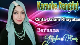 Download lagu Cinta Dalam Khayalan | Rhoma Irama Ft Elvy Sukaesih | Karaoke Duet Dangdut Bersama Rieka Cmz mp3