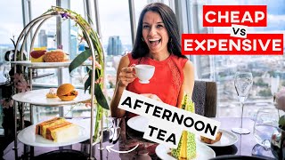 Amazing afternoon teas in London 🫖 Cheap vs. expensive