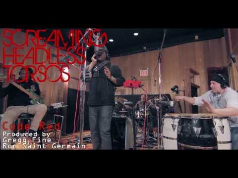 Screaming Headless Torsos - Code Red (live in studio tracking session) HD 1080