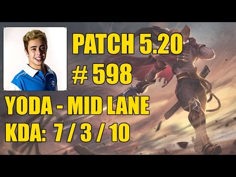 CNB YoDa - Mid: Yasuo vs Veigar - BR Challenger 576 PDL #598