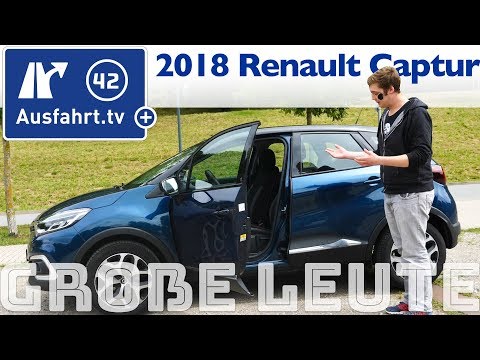Renault Captur für große Personen? Ausfahrt.tv hilft.