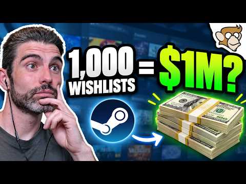 Does 1000 Wishlists at announcement mean $1,000,000?