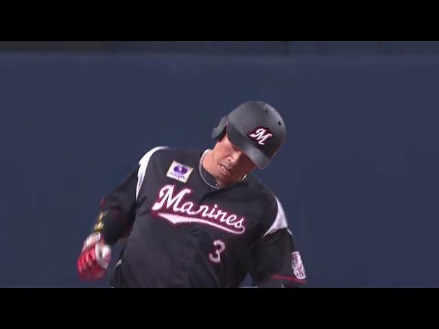 【2回表】変化球を捉えた!! マリーンズ・角中の同点ソロ!! 2018/8/11 Bs-M