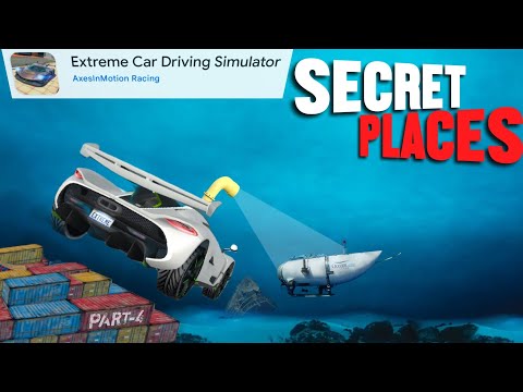 UNKNOWN 5 SECRET PLACES! 🤯 || Extreme Car Driving Simulator