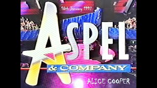 Alice Cooper &#39;Aspel And Company&#39; (Full HD Performance) interview &amp; Burning Our Bed 18th January 1992