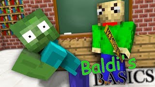 Monster School : BALDI'S BASICS CHALLENGE - Minecraft Animation