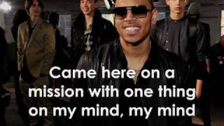 Chris Brown - Back Out ( W/ Lyrics + Pictures)