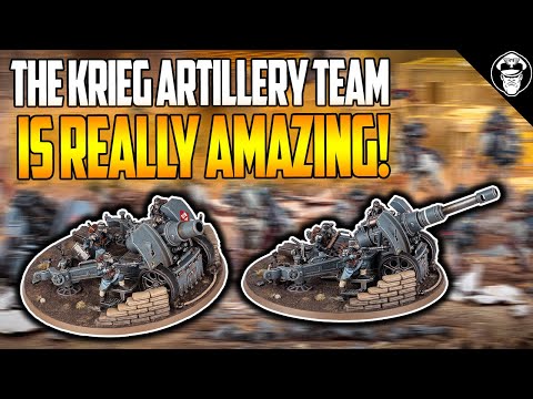 The Krieg Artillery Team is GREAT! | Astra Militarum | Warhammer 40,000