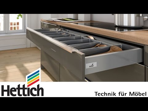 On the cutting edge: InnoTech Atira drawer system, made by Hettich