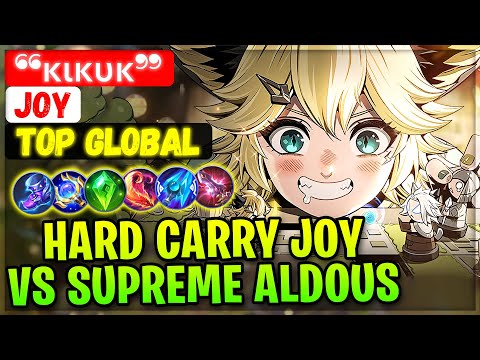 Hard Carry Joy VS Supreme Aldous [ Top Global Joy ] ❝кιкυк❞ - Mobile Legends Emblem And Build