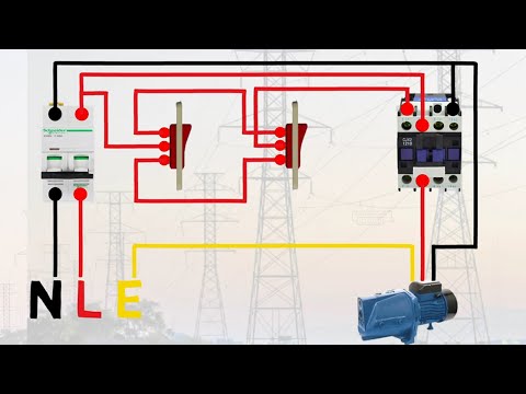 Electrical house wiring 4 gang switch connection