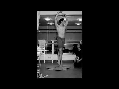 Sculptor Michael James Talbot and Royal Ballet Principle dancer Edward Watson.