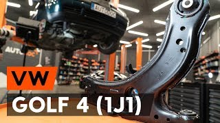 How to change front suspension arm / front control arm on VW GOLF 4 (1J1) [TUTORIAL AUTODOC]