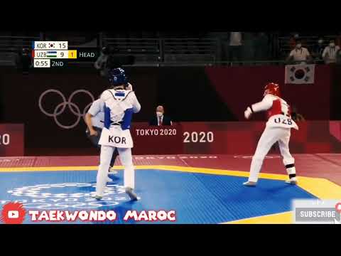 Dae Honne Lee Vs Ulugbek RASHITOV  m _ 68 kg ( OLYMPICS TOKYO TAEKWONDO 2020 )