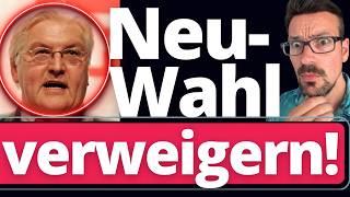 Politbombe aus der Hauptstadt: Steinmeier würde Neuwahlen verweigern!