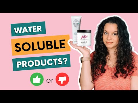 Do You Need Water Soluble Curly Hair Products?