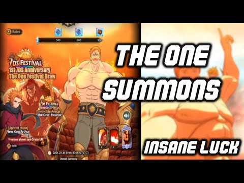 900 Gems Summoning The One Escanor - Amazing Luck!!!  l  Seven Deadly Sins: Grand Cross (Global)
