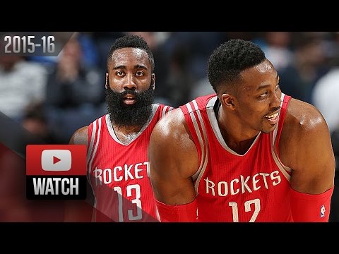 James Harden & Dwight Howard Full Highlights at Grizzlies (2016.01.12) - 42 Pts