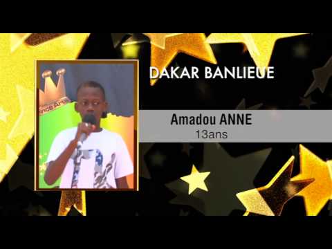 Amadou Anne - Candidat n°3 - Dakar Banlieue - Sen P'tit Gallé 2013