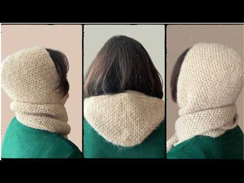 CROCHET HOODIE WITH SCARF #scarf #hat #crochet