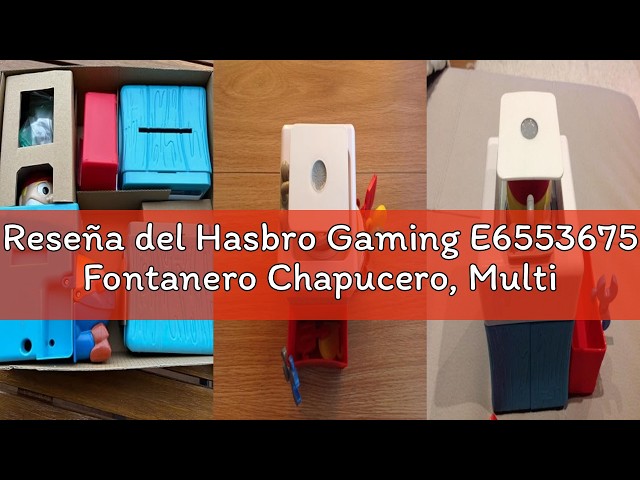 Vídeo relacionado con Hasbro Gaming E6553675 Fontanero Chapucero, Multicolor, Única
