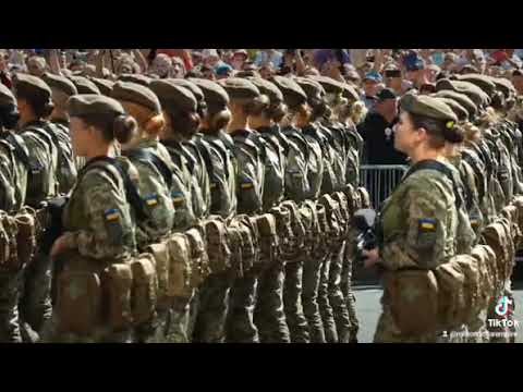 Ukraine Women Soldiers Marching to fight Against The Evil Russian's💪