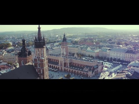 Kraków from drone - City of World Youth 